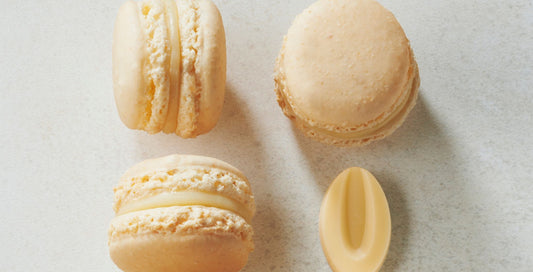 Macaron végétal au yuzu