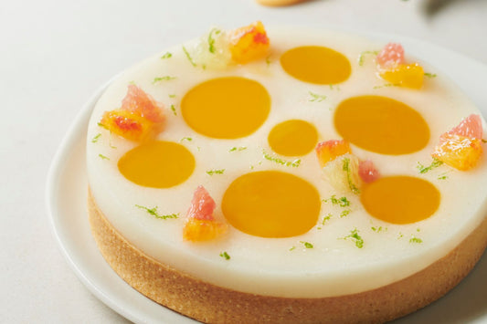 Tarte passion et agrumes