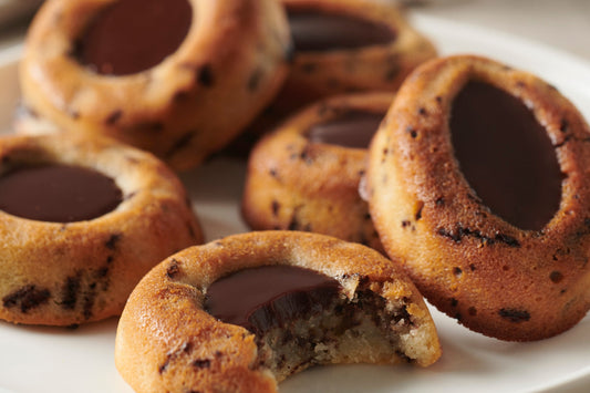 biscuits tigrés avec coeur au chocolat