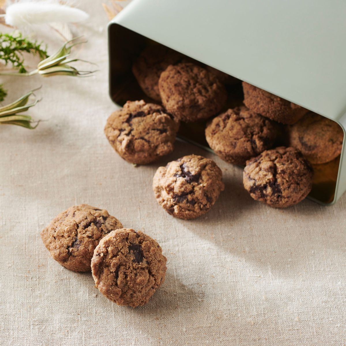 Cookies aux pépites de chocolat noir Valrhona 