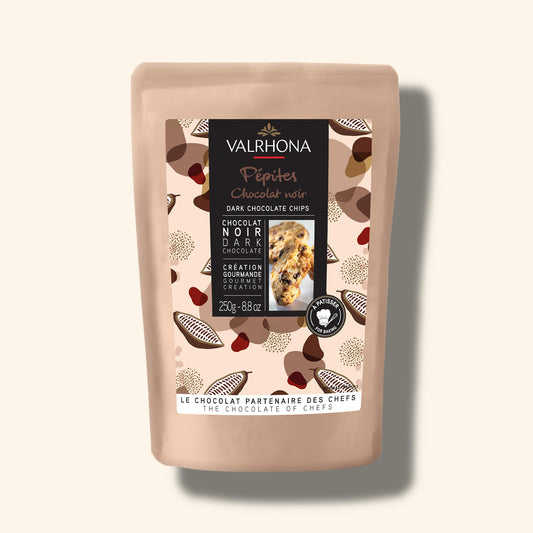 Sac 250 gr de pépites de chocolat noir - Valrhona