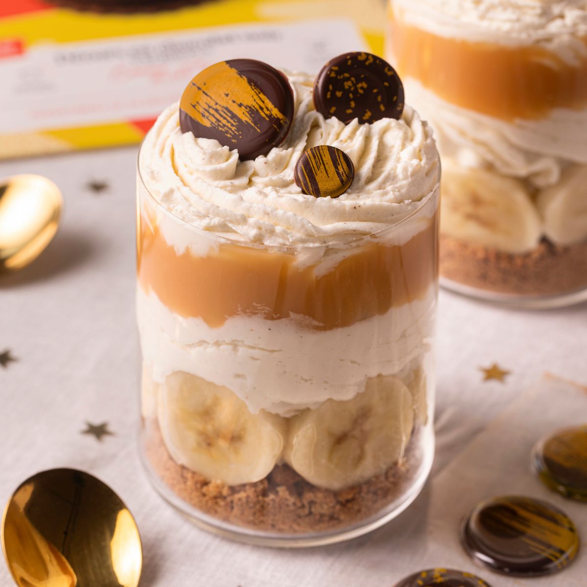 Verrine avec décor oeuvre d'art Chocolatree