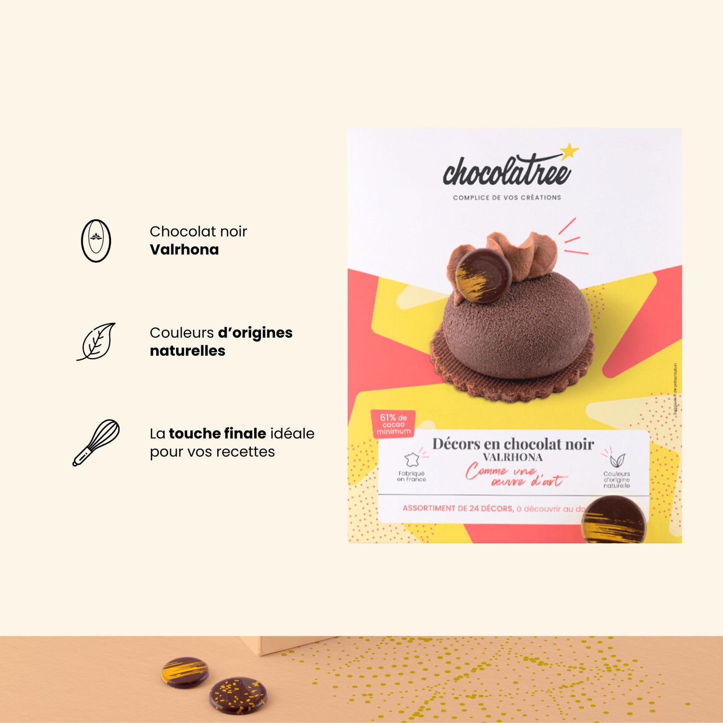 Argumentaire produit décors oeuvre d'art - Chocolatree