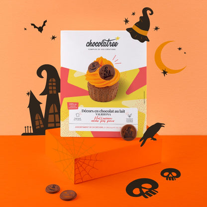 Packaging décors Halloween avec ambiance visuelle - Chocolatree