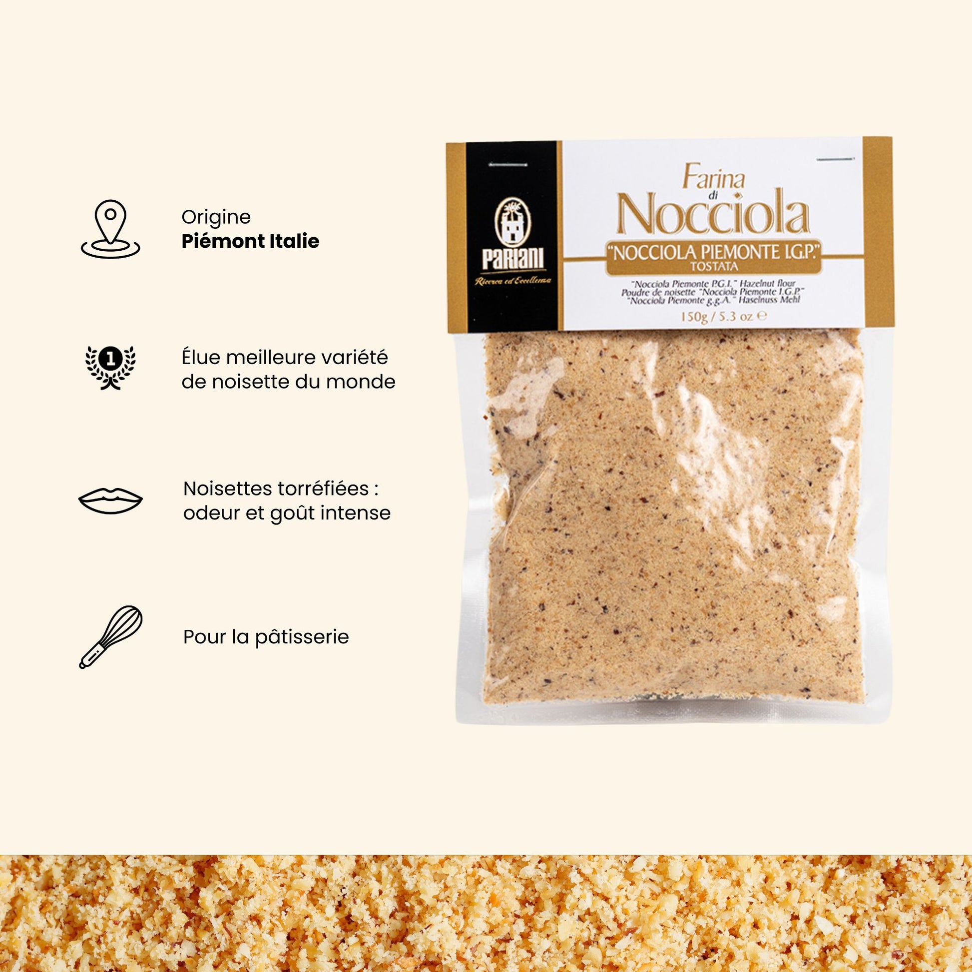 Argumentaire produit poudre de noisette