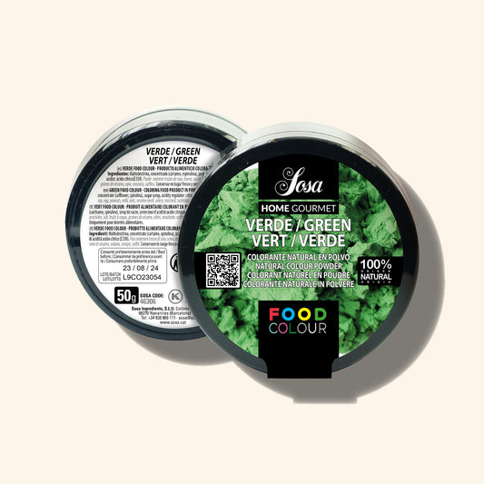 pot de colorant vert de marque Sosa